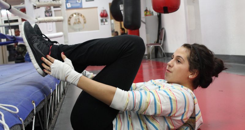 Teen Working Out